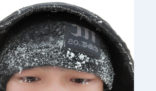 就算冰天雪地，，，，万丈玄冰，，，，他们依旧创立事业