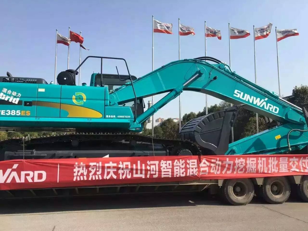 就这样被你征服！优德88智能100台液压混淆动力挖掘机挺进矿山