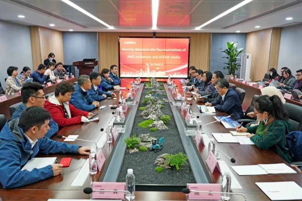 东盟联合参访团考察优德88智能