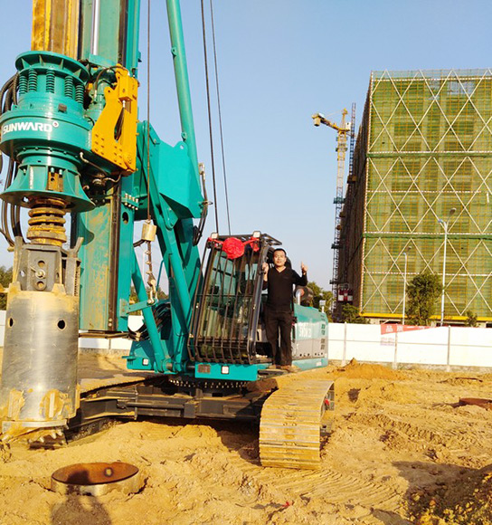 跨行创业，，，优德88智能旋挖钻十个月帮他回本！