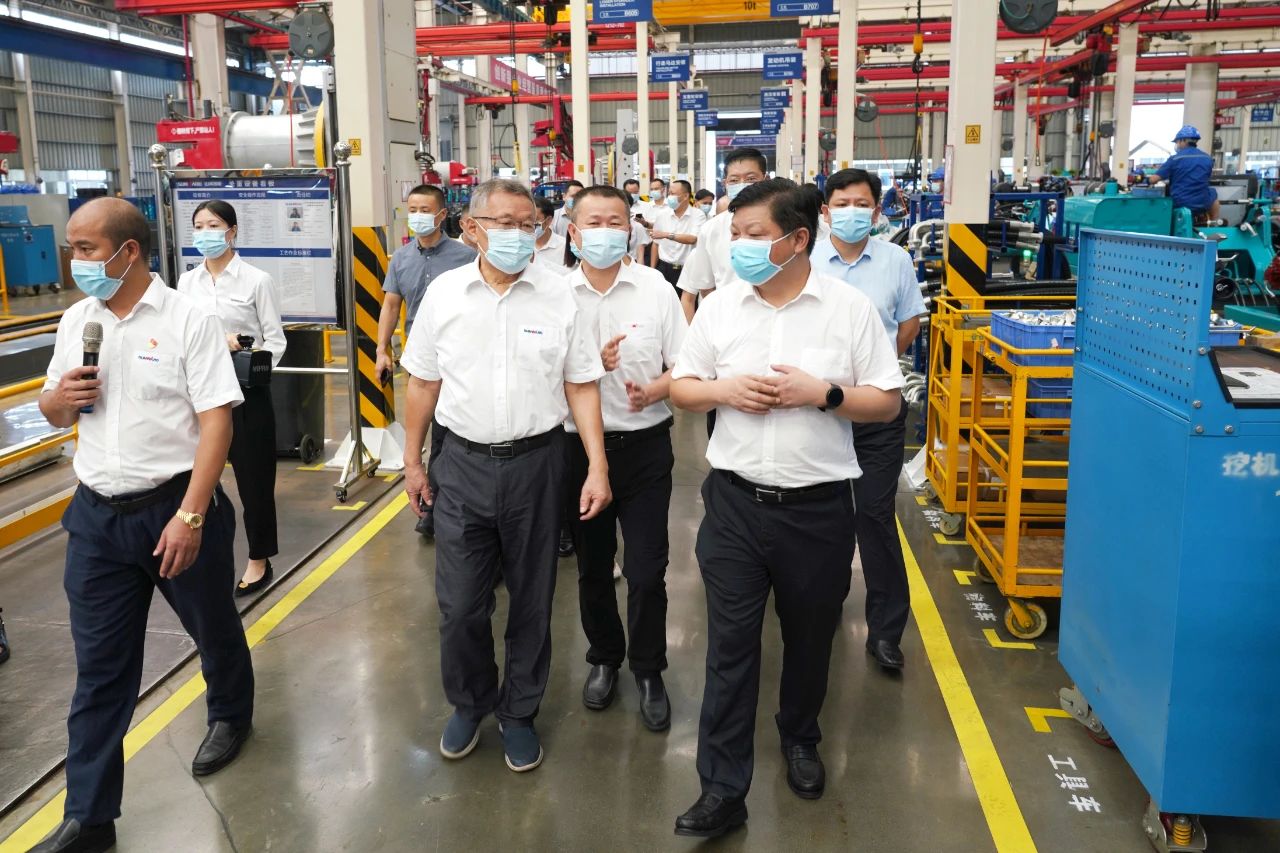 长沙县委书记付旭明调研优德88智能