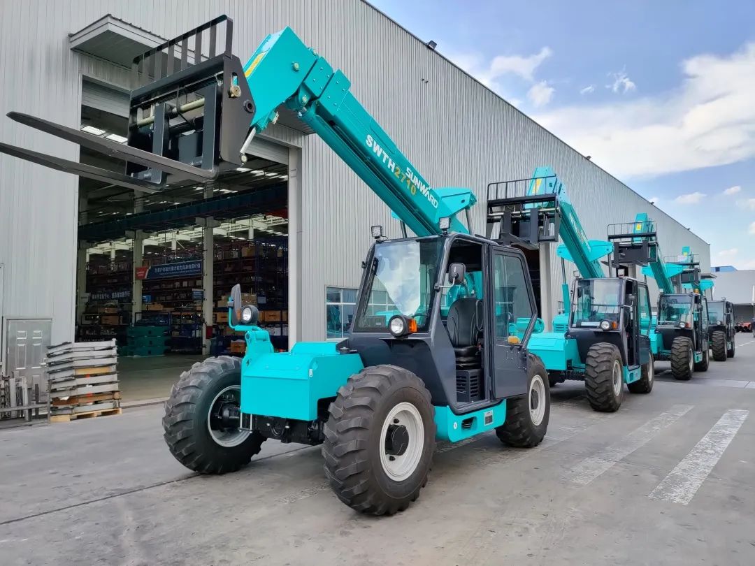 单笔采购金额万万元！优德88智能伸缩臂叉装车批量出口