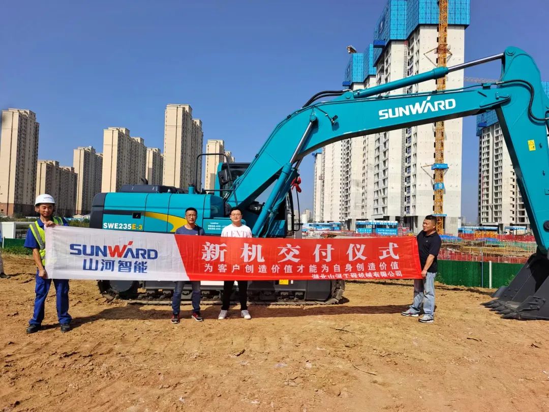 全款拿下！优德88智能挖掘机奔赴工地一线