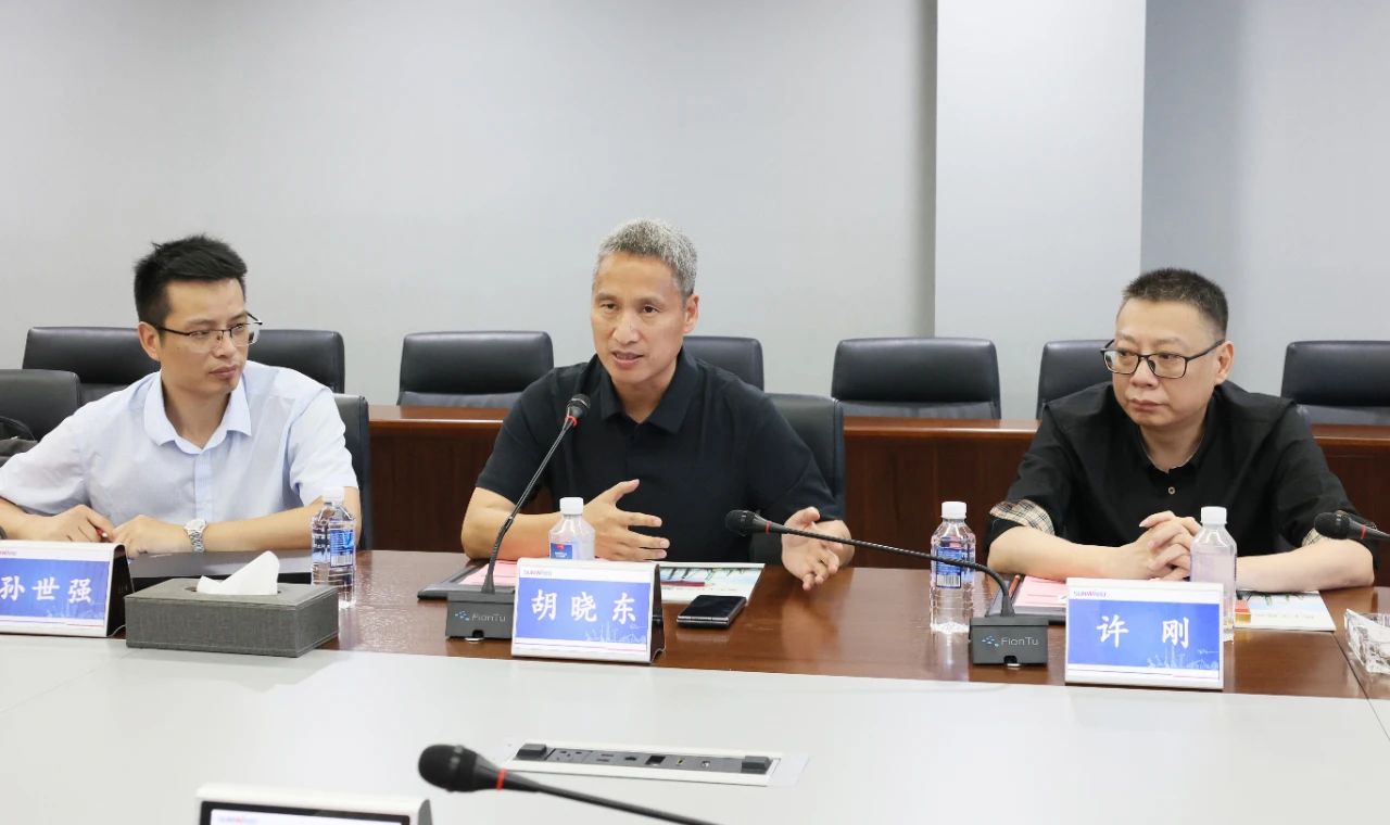 永青科技集团董事长胡晓东带队到访优德88智能