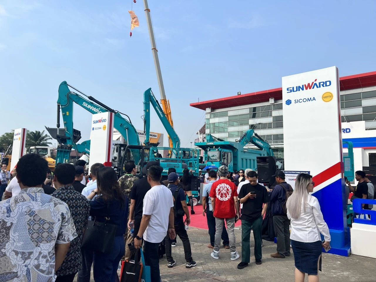 深耕细作，，逆势增添！优德88智能艳服亮相印尼雅加达矿业展