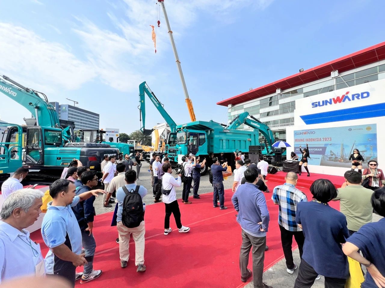 深耕细作，，逆势增添！优德88智能艳服亮相印尼雅加达矿业展