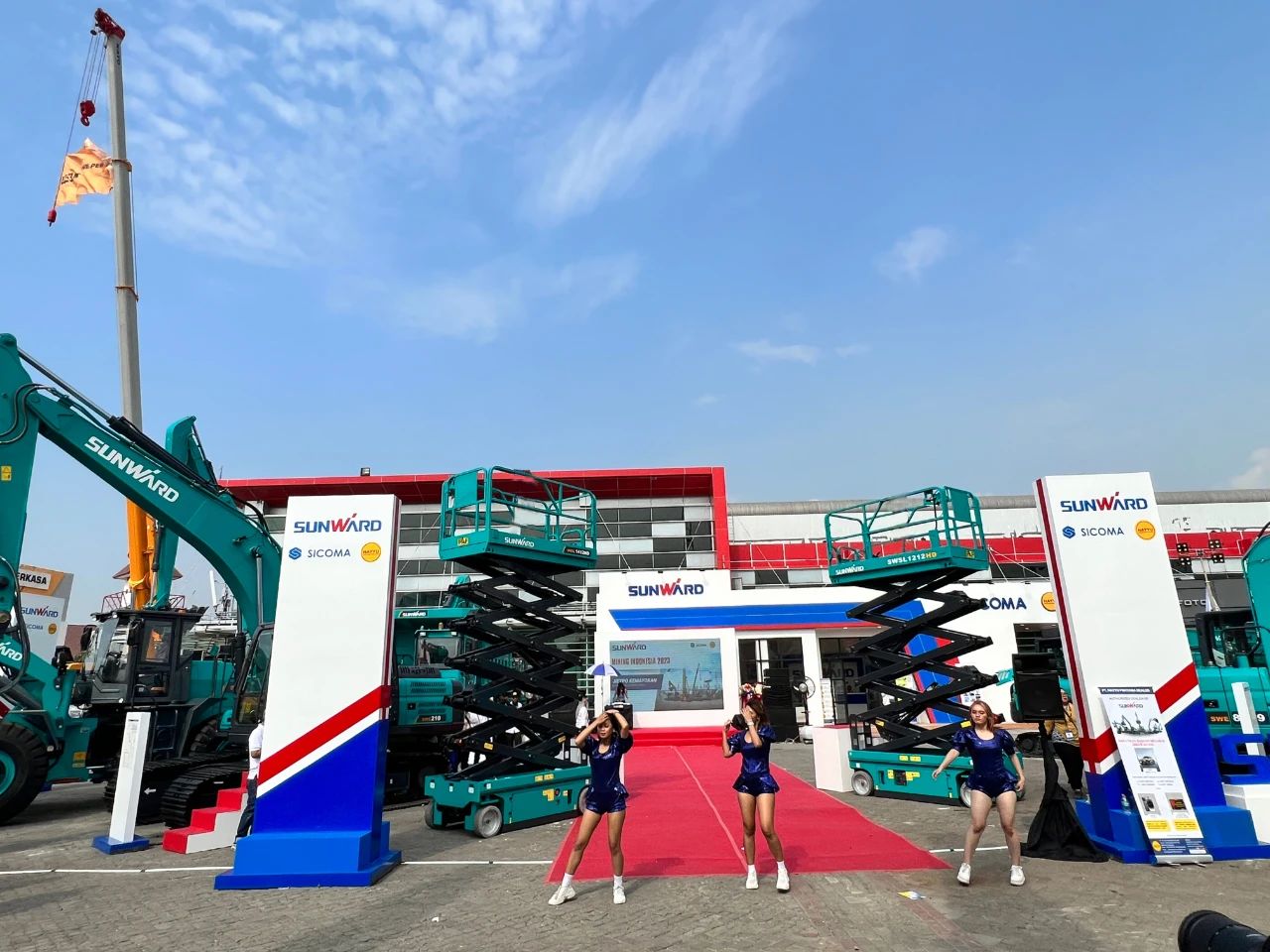 深耕细作，，逆势增添！优德88智能艳服亮相印尼雅加达矿业展