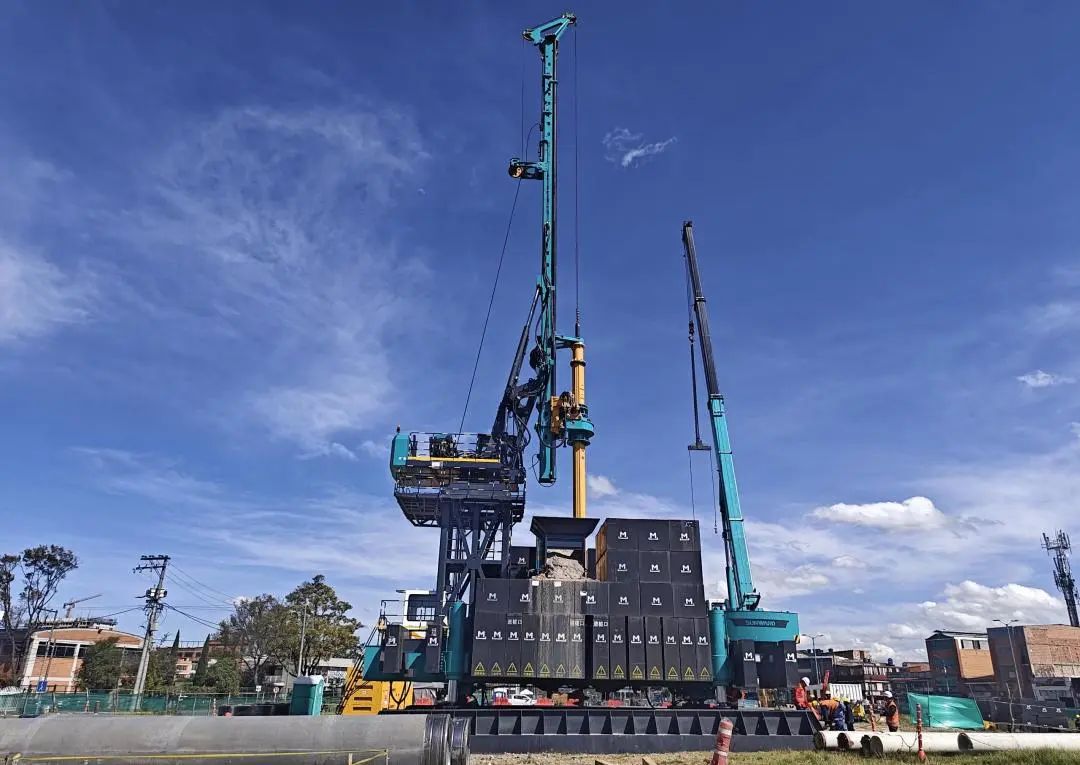 展现“中国制造”硬实力！优德88智能PDP工法钻机助建波哥大地铁项目