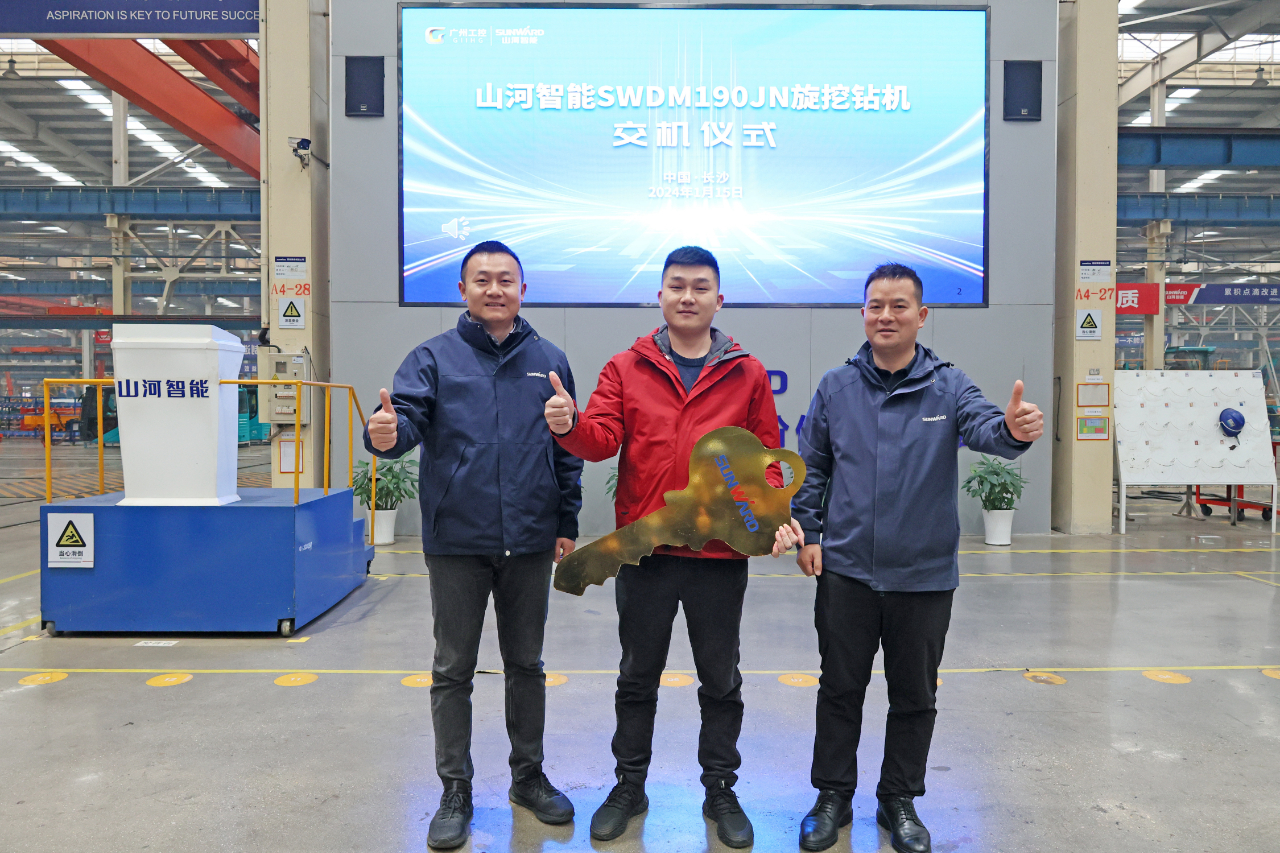 持续火热交付！优德88智能SWDM190JN旋挖钻机备受天下各地客户青睐