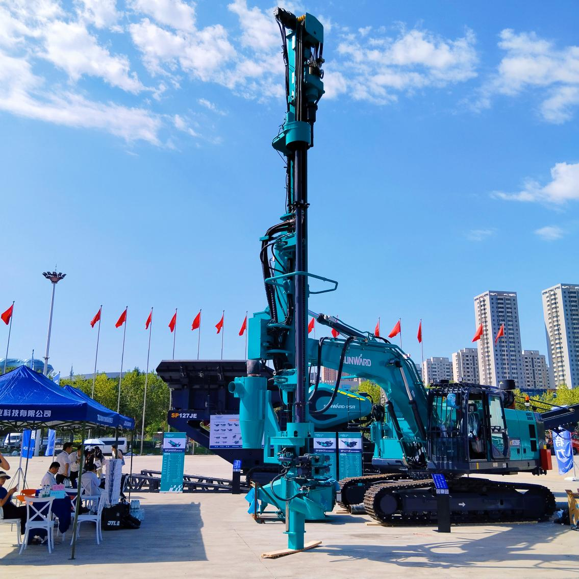 优德88智能5G智能钻机亮相新疆矿博会